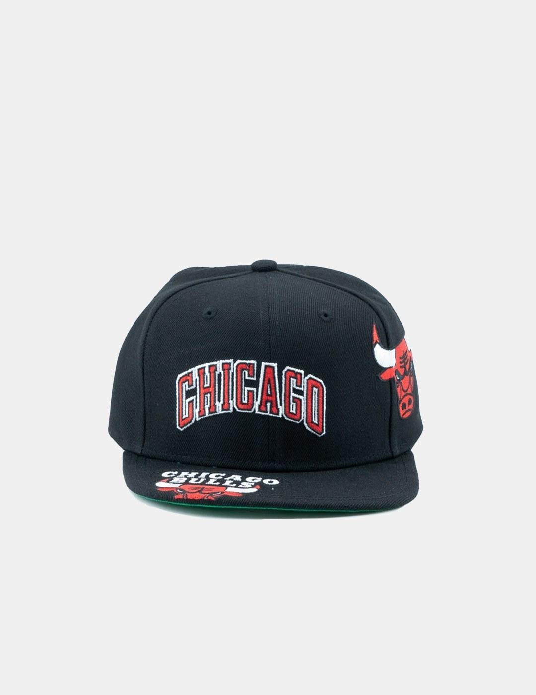 Gorra Mitchell & Ness NBA Bulls Landed Negro