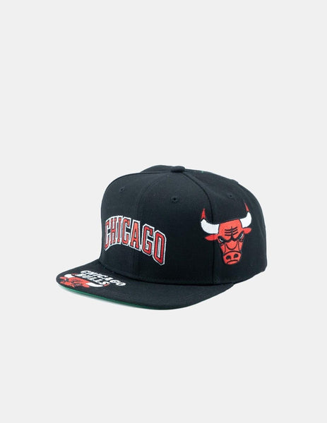 Gorra Mitchell & Ness NBA Bulls Landed Negro