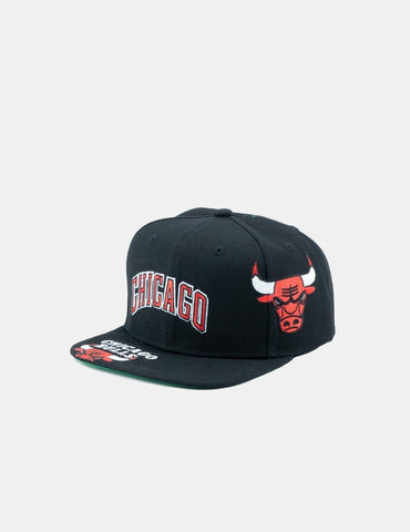 Gorra Mitchell & Ness NBA Bulls Landed Negro
