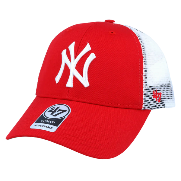 47 NEW YORK YANKEES TRUCKER RED CAP – 23Caps