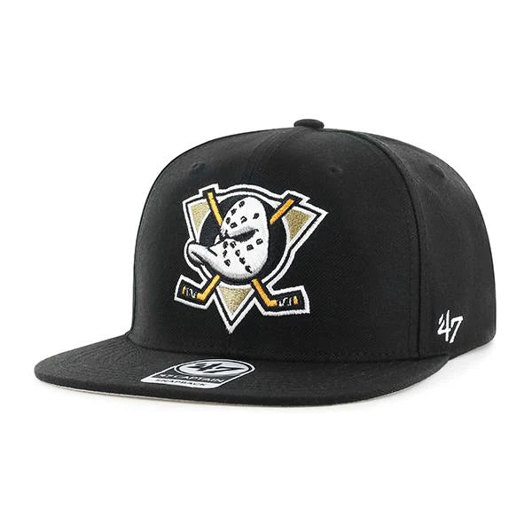 GORRA 47 ANAHEIM DUCKS CAPTAIN AJUSTABLE NEGRO