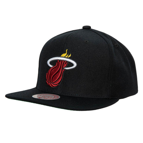 Gorra Mitchell & Ness Team Top Spot Snapback HWC Miami Heat