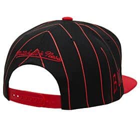 Mitchell & Ness Chicago Bulls XL Logo 2 Tone Snapback Hat Adjustable Cap -  White/Red